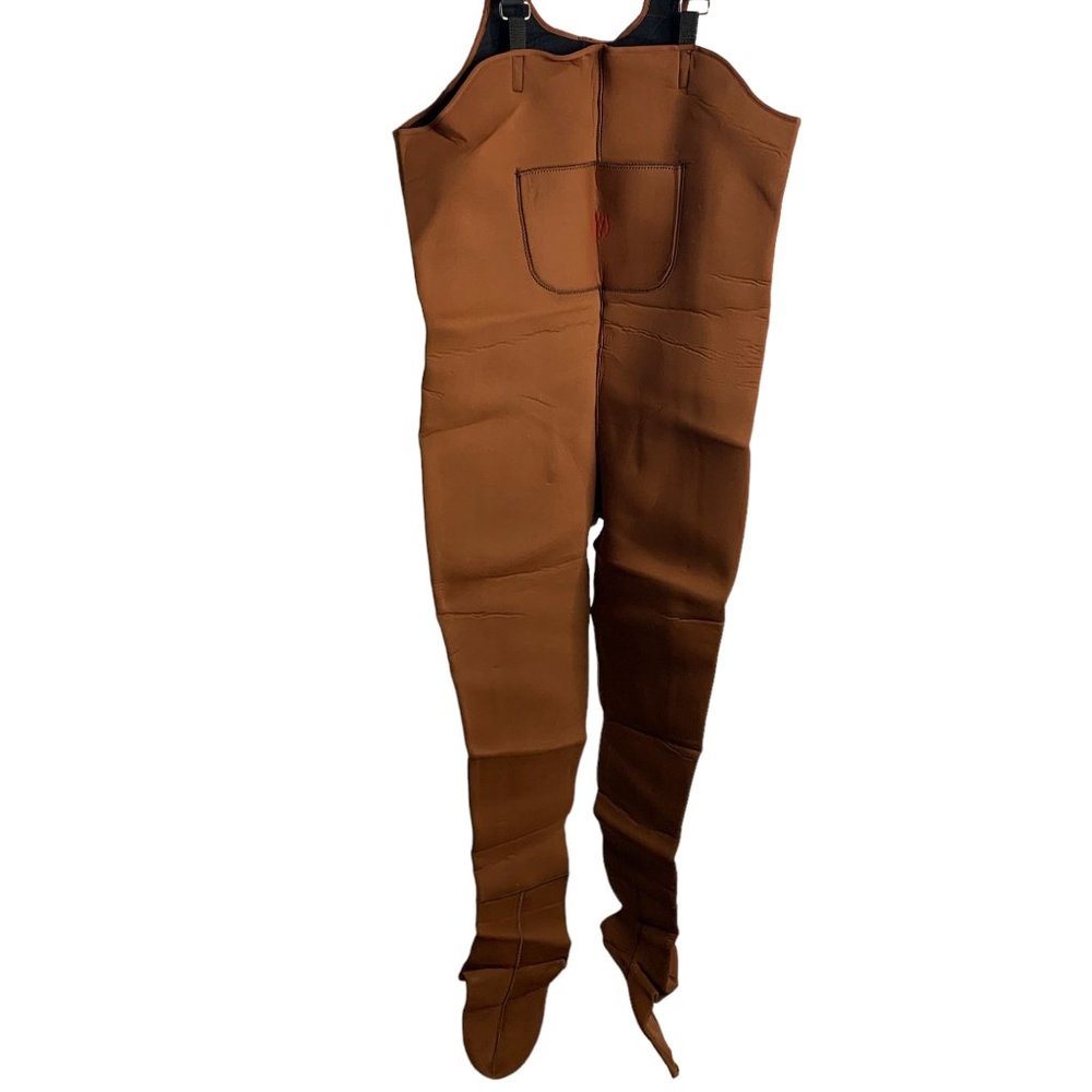Red Ball Chest Waders Insulated Boot M Brown Adjustable Straps Neoprene Fishing